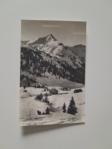 AK Schigebiet Planneralpe. Edlingerhaus.