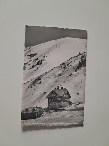 AK Schigebiet Planneralm. Donnersbacher Tauernhaus (1956)