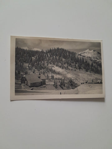 AK Plannerhütte mit Schoberspitze vom Wege zum Plannersee. (1925)