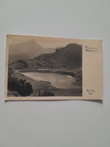 AK Plannersee mit Schoberspitze.
