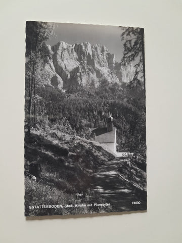 AK Gstatterboden. Kirche mit Planspitze. (1964)