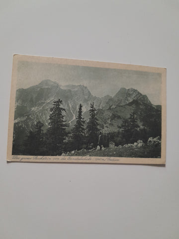 AK Der grosse Buchstein von der Ennstalerhütte. Gesäuse. (1922)