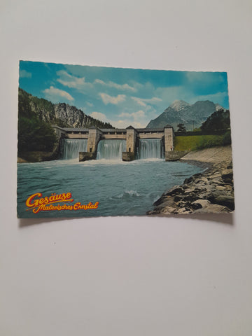 AK Staudamm bei Gstatterboden mit Gr. Buchstein.