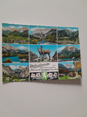 AK Gesäuse Ennstal. Urlaubsgrüße aus der schönen grünen Steiermark.