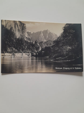 AK Gesäuse Eingang m. d. Ödstein.