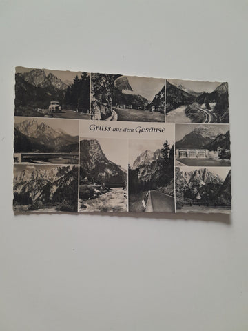 AK Gruss aus dem Gesäuse.