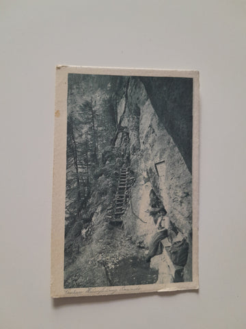 AK Gesäuse Wasserfallweg Emesruhe. (1922)