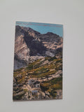 AK Gesäuse: Hesshütte mit Hochtor-Gugelgrat und Tellersack. (1914)