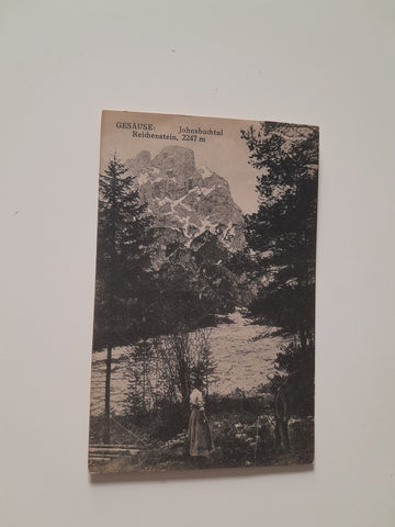 AK Gesäuse Johnsbachtal Reichenstein. (1921)
