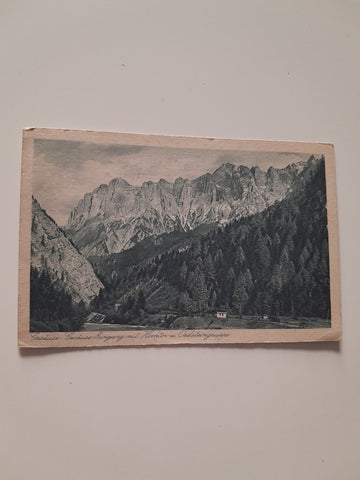 AK Gesäuse: Gesäuse-Eingang mit Hochtor u. Ödsteingruppe. (1922)