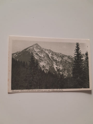 AK Gesäuse. Tamischbachturm von der Scheucheckalm. (1922)
