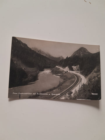 AK Neue Gesäusestrasse mit Reichenstein u. Sparafeld. (1941)
