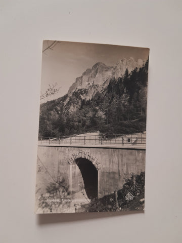 AK Gesäuse. Finstergrabenbrücke. (1935)