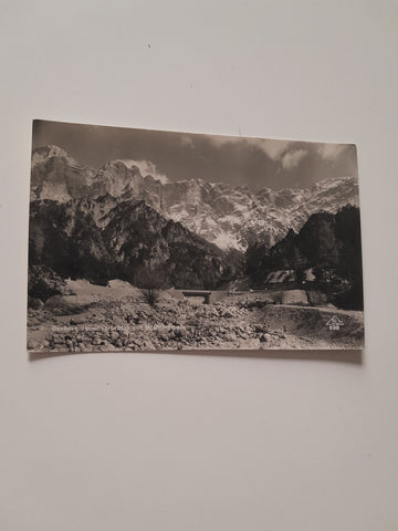 AK Gesäuse. Haindlkarbrücke mit Hochtorgruppe. (1935)