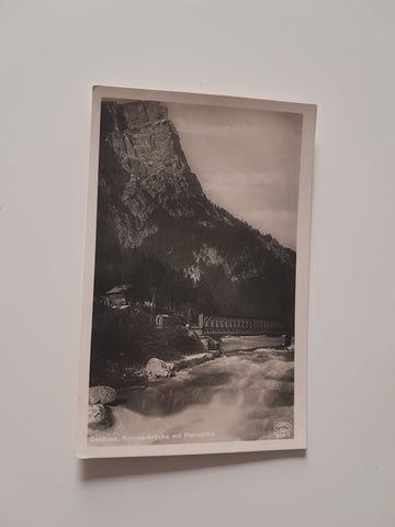 AK Gesäuse. Kummerbrücke mit Planspitze. (1932-33)