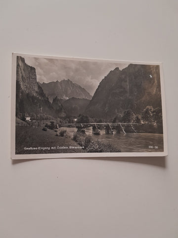 AK Gesäuse-Eingang mit Ödstein. (1942-43)