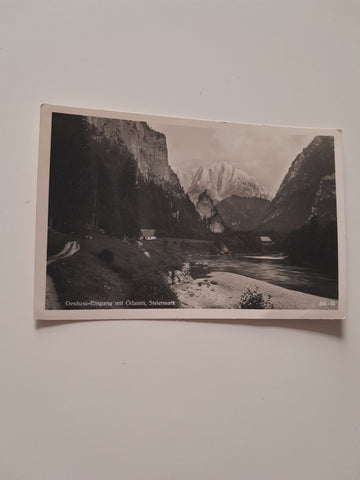 AK Gesäuse-Eingang mit Ödstein. (1942-43)