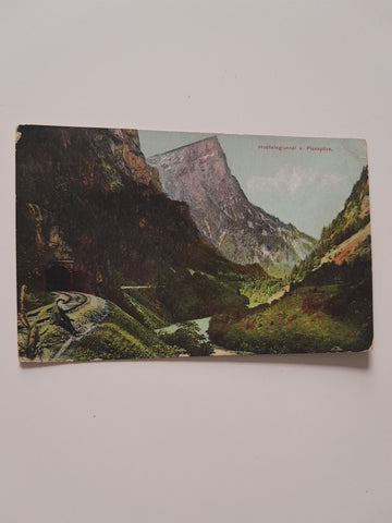 AK Hochstegtunnel u. Planspitze. (1912)