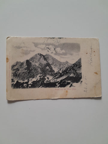 AK Gruss von der Hess-Hütte.