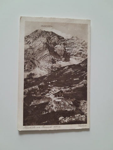 AK Hesshütte am Ennseck. Gesäuse. (1923)