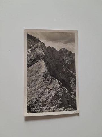 AK Das Dachl am Rosskappengrat. Hochtor, Festkogel und Oedsteinkarturm. (1933)