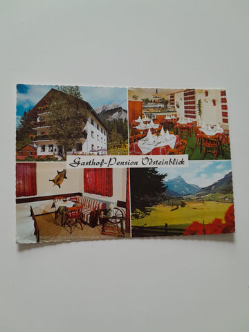 AK Johnsbach im Gesäuse. Gasthof Pension Ödsteinblick. Inh. Fam. Zeiringer.