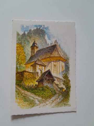 AK Johnsbach Bergsteigerkirche.