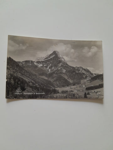 AK Gesäuse. Johnsbach mit Reichenstein.