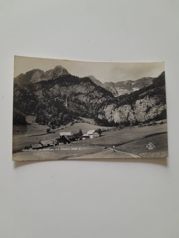 AK Johnsbach im Gesäuse mit Ödstein. (1936/37)
