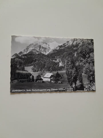 AK Johnsbach Gschaideggerhof.  geg. Ödstein.