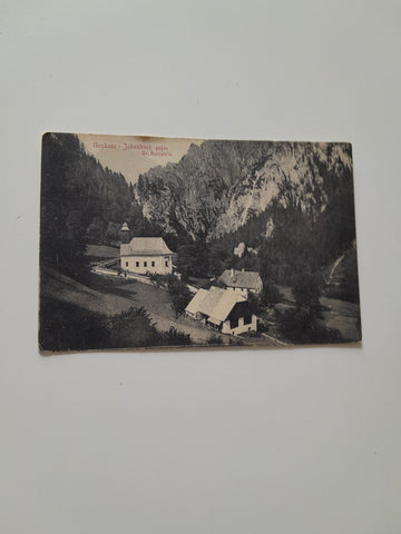 AK Gesäuse. Johnsbach gegen Gr. Buchstein. (1909)