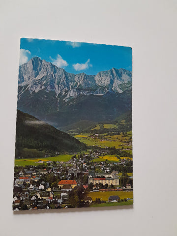 AK Admont. Blick z. d. Haller Mauern.