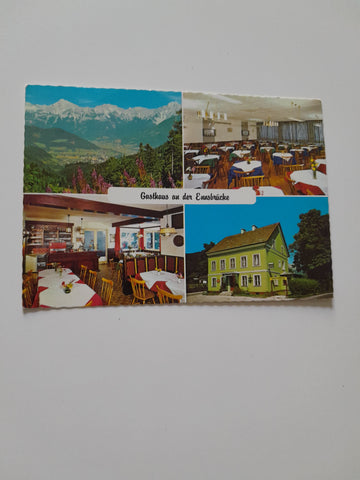 AK Admont. Gasthaus an der Ennsbrücke. Inh. A. u. G. Pirafelner. Hall 300.