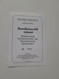 Eintrittskarte Benedktinerstift Admont. Die Gründung des Stiftes Admont durch Erzbischof Gebhard von Salzburg, Ölgemälde.