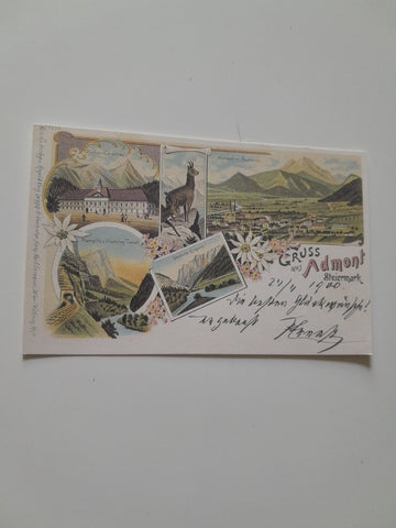 Reprint-AK Gruss aus Admont.