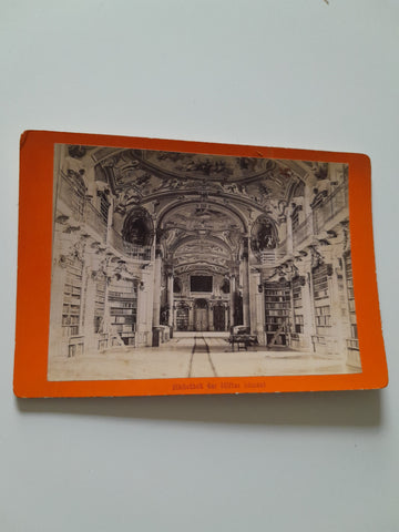 Hartkarton-Foto Bibliothek des Stiftes Admont.