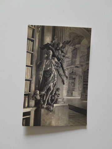 AK Stiftsbibliothek Admont. Der Tod von J. Th. Stammel. (1934)