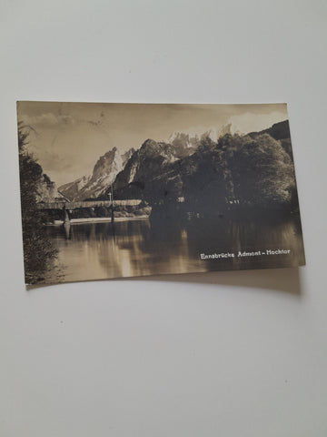 AK Ennsbrücke Admont Hochtor. (1929)