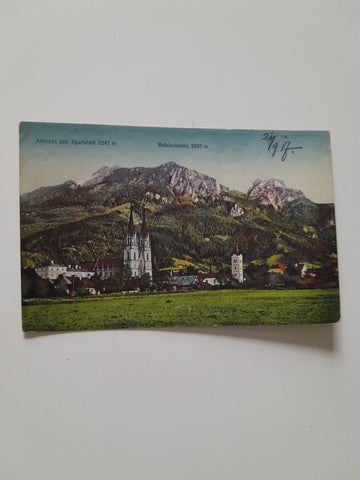 AK Admont mit Sparafeld. Reichenstein. (1916)