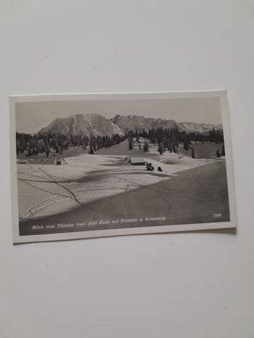 AK Blick vom Theodor Karl Holl Haus auf Rossalm u. Grimming.