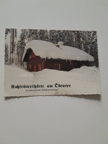 AK Kohlröserlhütte am Ödensee. Kainisch.