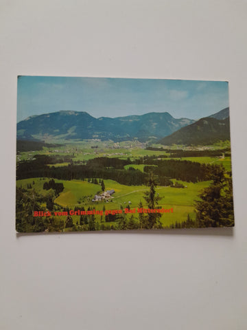 AK Blick vom Grimming gegen Bad Mitterndorf.
