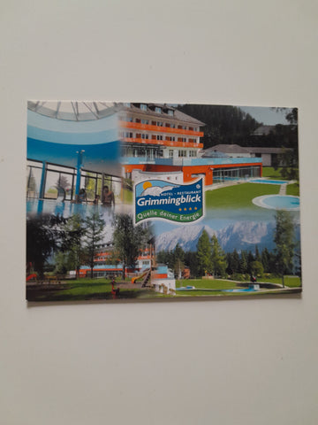 AK Bad Mitterndorf 279. Hotel Restaurant Grimmingblick.