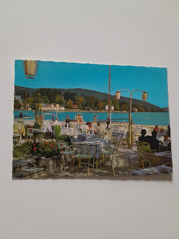 AK Velden am Wörthersee. Schloßterrasse.
