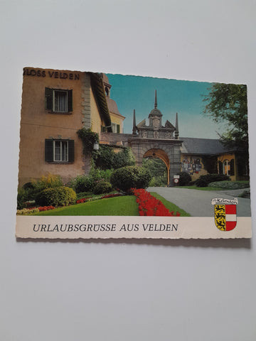 AK Urlaubsgrüße aus Velden, Schloßhotel Parktor.
