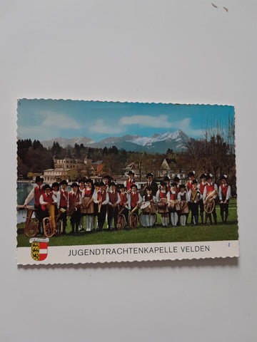 AK Jugendtrachtenkapelle Velden. Kapellmeister Leopold Meschnig.
