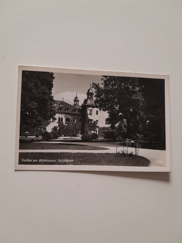 AK Velden am Wörthersee. Schloßpark. (1941)