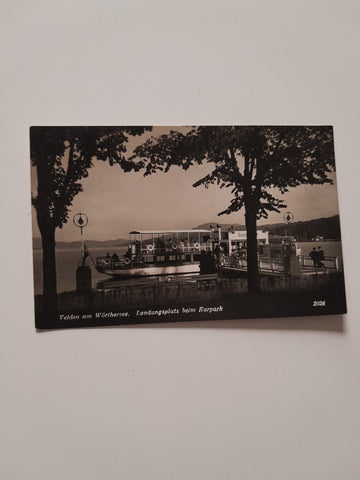 AK Velden am Wörthersee. Landungsplatz beim Kurpark.