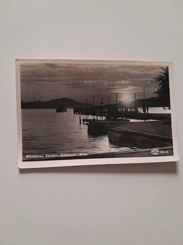 AK Velden am Wörthersee. Mondnacht - Motiv.