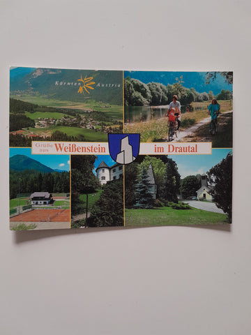 AK Grüße aus Weißenstein im Drautal.